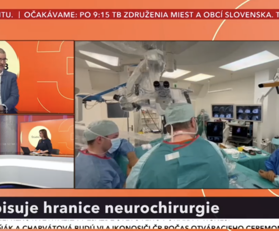Bratislava sa dostala na mapu svetovej medicíny, neurochirurgovia operovali mozog s pomocou umelej inteligencie